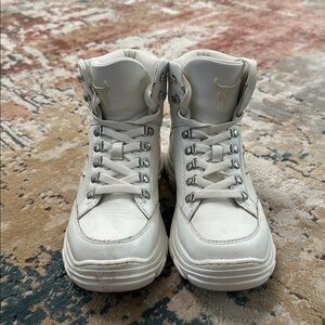 Windsor Smith Laken White High Top Boots 8